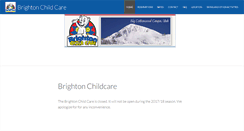 Desktop Screenshot of brightonchildcare.com