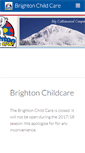 Mobile Screenshot of brightonchildcare.com